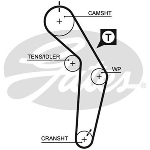 TIMING BELT AUDI VW A6 2.3 AAR  147T x 19mm BT197