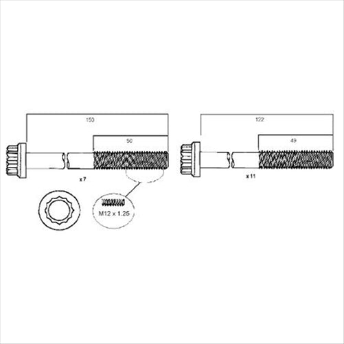 PERMASEAL Head Bolt Set