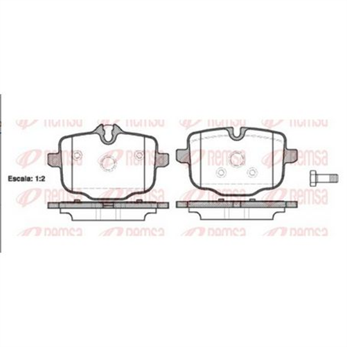 FEREODO REAR BRAKE PADS CHR JEEP GRAND CHEROKEE 05- S7945FP
