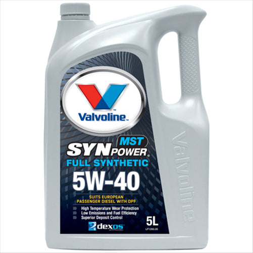 VALVOLINE SynPower 5W-40 Engine Oil 5L