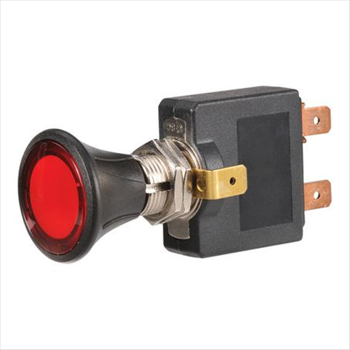 Narva PUSH/PULL SWITCH OFF/ON RED LED SPST (CONTACTS RATED 50A @ 12V)