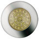 LED AUTO LAMPS Led Technologies Interior Round Led Light 24V 5000 Kelvin (White) Cle