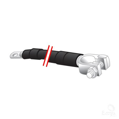 ICON Battery Lead Post To Stud 4 B&S 375Mm