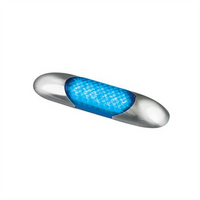 LED AUTO LAMPS Autolamps LED Slimline Courtesy lamps Blue 12V
