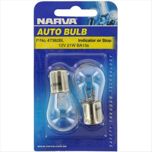 Narva Bayonet BA15s Globe 12V 21W