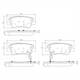 HI-Q REAR BRAKE PAD SET- 48413341A0