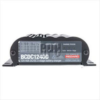 Redarc DC-DC Battery charger - 3 stage 40A 9V-32V in, 12V out (nominal)/sola