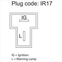 OEX ALTERNATOR 12V 40A SUITS DENSO DXA487