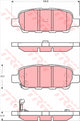 TRW Brake Pad Set