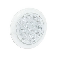 LED AUTO LAMPS 12V Round Indicator Lamp With Clear Lens Recessed Mount