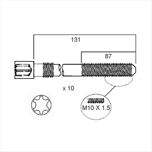 PERMASEAL Cylinder Head Bolt Set