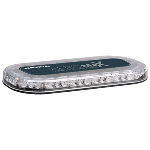 Narva 12/24V Aeromax Amber LED Mini Bar Clear Lens Permanent Mount