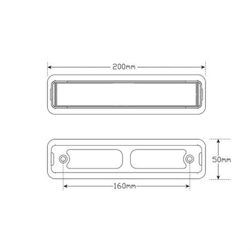 Chrome Bracket Suit 200/201 Series LED Lamps 200B1C
