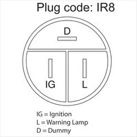 OEX ALTERNATOR 12V 80A SUITS DENSO DXA410