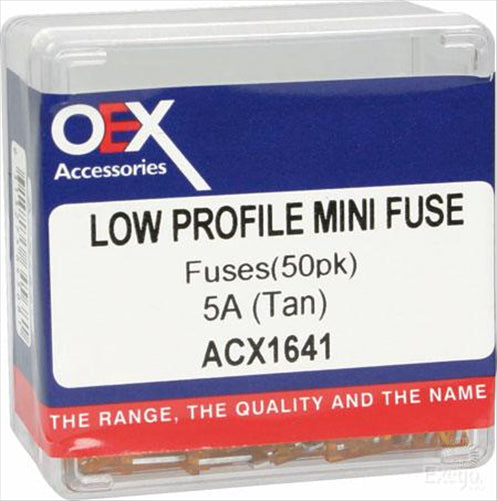 OEX Micro Blade Fuse 5A Tan 50 Pce