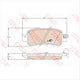 TRW DTEC Brake Pad Set