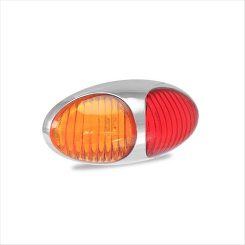 LED AUTO LAMPS LED Autolamps 12/24V Amb/Red Side Marker