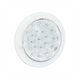LED AUTO LAMPS 12V Round Stop/Tail Lamp With Clear Lens Recessed Mount 130mm Diamete