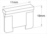 OEX Micro Blade Fuse 7.5A Brown 50 Pce