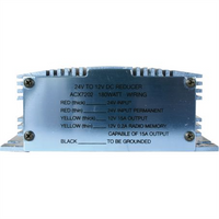OEX Voltage Reducer 24V To 12V - Switch Mode Single Circuit - 15A (With Me