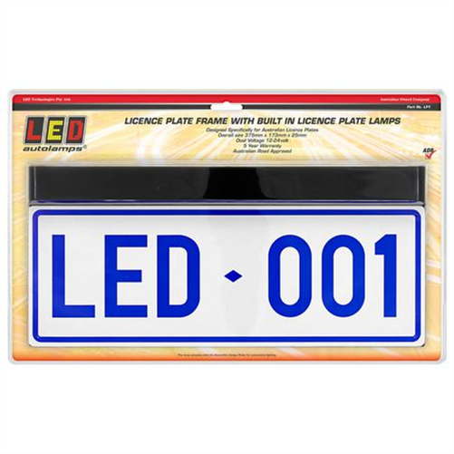 12/24V LED Number Plate Frame Light Blister Pack LP1
