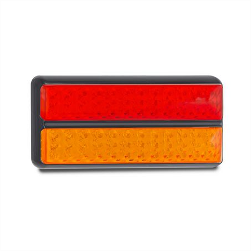 Multi Volt Stop/Tail/Indicator Assembly 72 LEDs With Black Bracket 200BARM