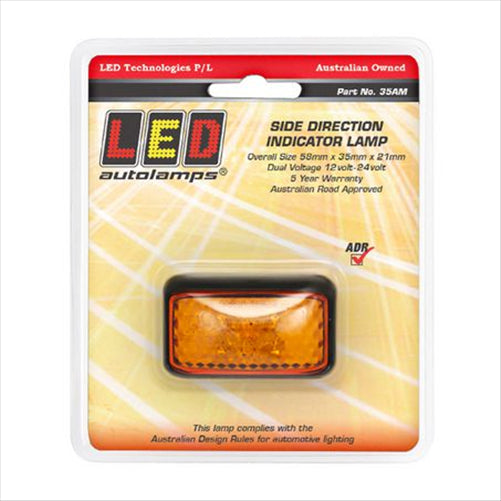 LED AUTO LAMPS LEDAUT 10/30V Side Direction Indicator With 4 LEDs