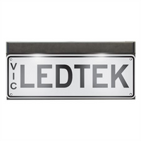 LED AUTO LAMPS 12/24V LED Number Plate Frame Light Blister Pack