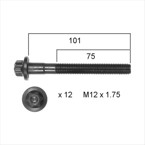 PERMASEAL Cylinder Head Bolt Set