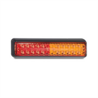 LED AUTO LAMPS 12/24V Stop/Tail Indicator Lamp Multi With Black Bracket