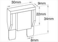 OEX Maxi Blade Fuse 70A Brown 1 Pce