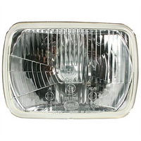 HELLA Semi Sealed Beam Rectangle 200x142mm Globe Style H4