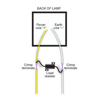 LED AUTO LAMPS LED Autolamps 21W Load Resistor 24V