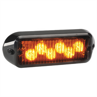 Narva LED Strobe Amber 12V Permanent Mount