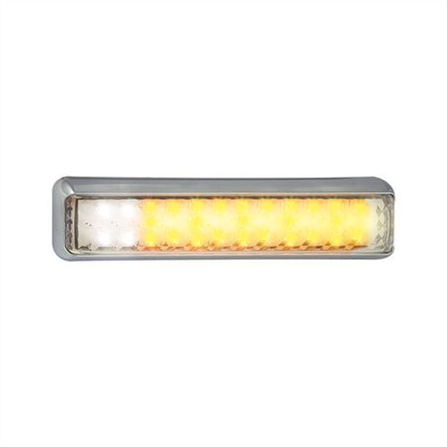 12V Front Direction Indicator With Front Position Lamp Chrome Bracket 200CAW