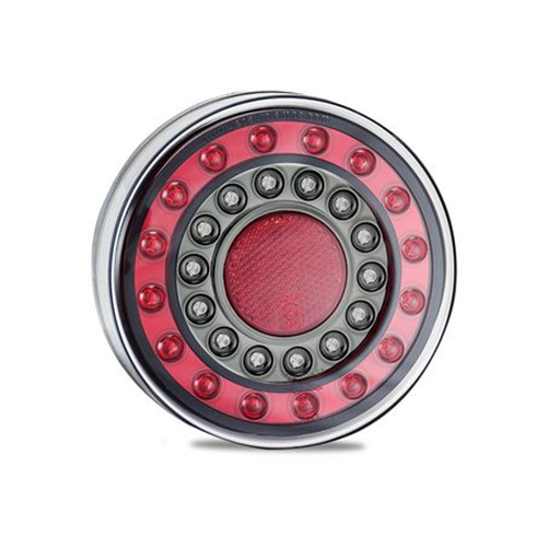 12/24V LED MaxiLamp Stop/Tail/Indicator/Reflector Light Round Blister MAXILAMP1XC