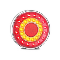 LED AUTO LAMPS 12/24V LED MaxiLamp Stop/Tail/Indicator/Reflector Light Round Blister