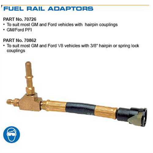ABW TOOLS FUEL RAIL ADAPTORS