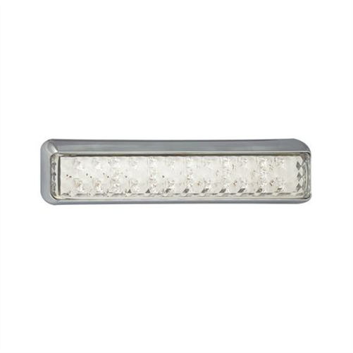 LED AUTO LAMPS 24V Front Direction Indicator With Front Position Lamp Chrome Bracket