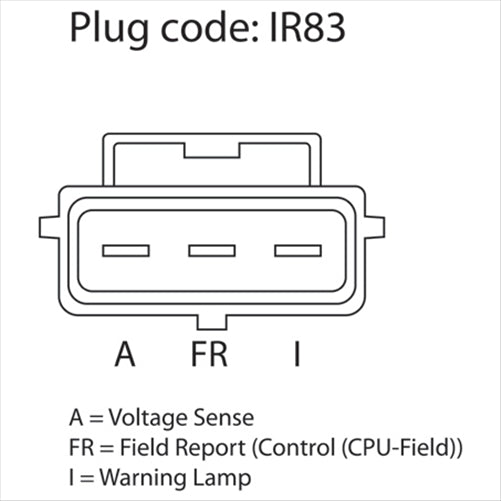 OEX Alternator 12V 95A Autolite Style AXA968