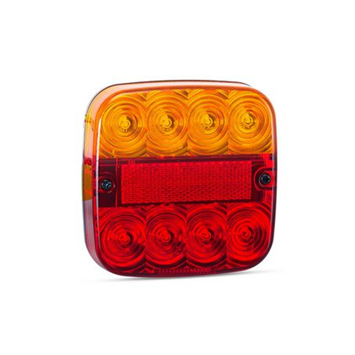 LED AUTO LAMPS LEDAUT 12V LED Stop/Tail/Indicator Lamp With Licence Plate Lamp Blist