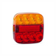 LED AUTO LAMPS LEDAUT 12V LED Stop/Tail/Indicator Lamp With Licence Plate Lamp Blist