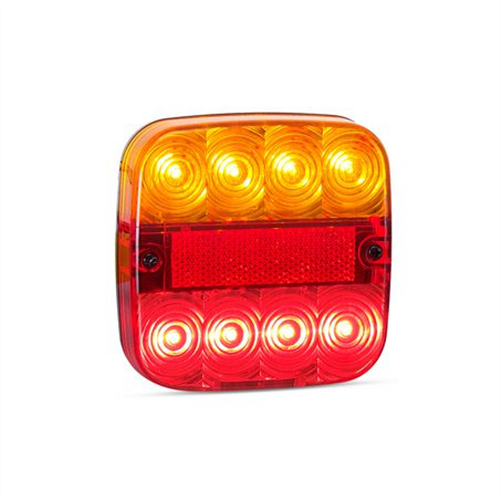 LED AUTO LAMPS LEDAUT 12V LED Stop/Tail/Indicator Lamp With Licence Plate Lamp Blist