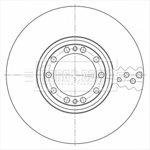 TRW FRONT BRAKE ROTOR SUZUKI SJ413 1982-