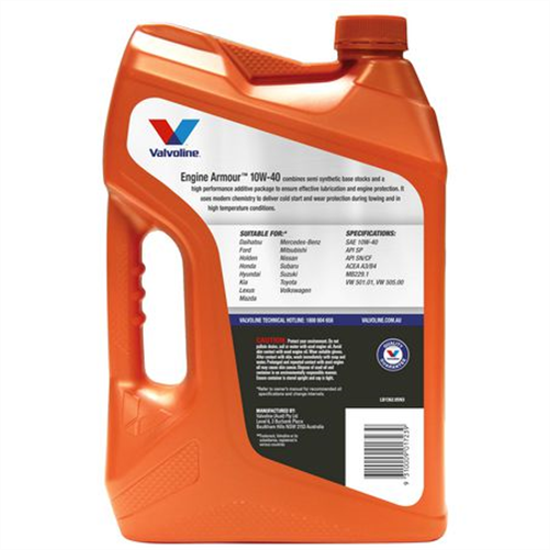 VALVOLINE Engine Armour 10W-40 Engine Oil 5L