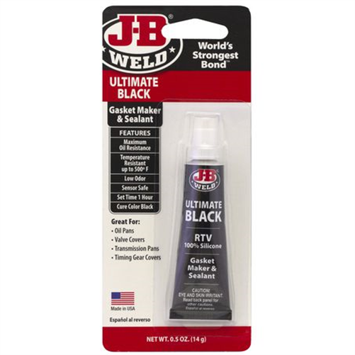 TINKR JB Weld Ultimate Black Silicone 14g