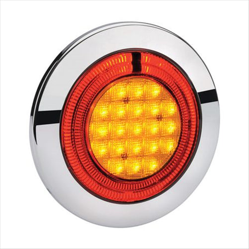 Narva 9-33 Volt LED Rear Direction Indicator Lamp (Amber) With Red LED Tail