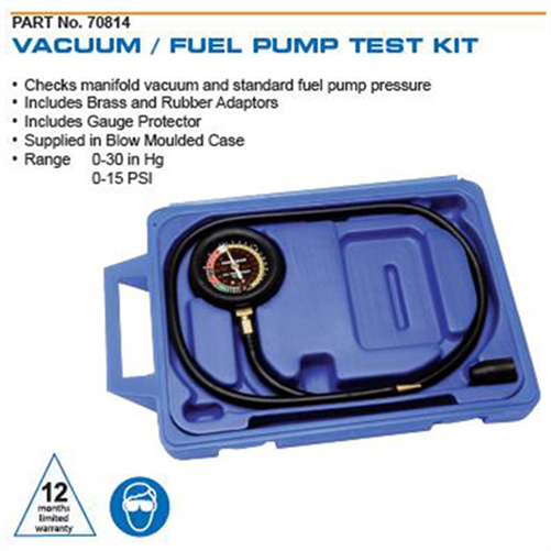 ABW TOOLS VACUUM / FUEL PUMP TEST KIT