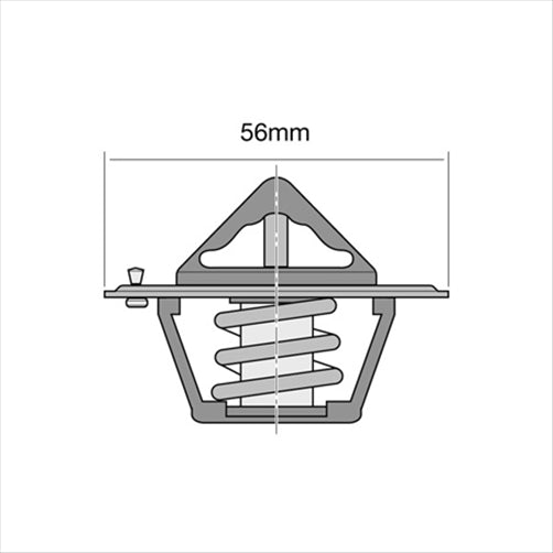 TRIDON THERMOSTAT HIFLOW 77"" 56MM 77 DEGREES C TT294170