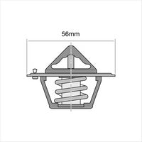 TRIDON THERMOSTAT HIFLOW 77"" 56MM 77 DEGREES C TT294170